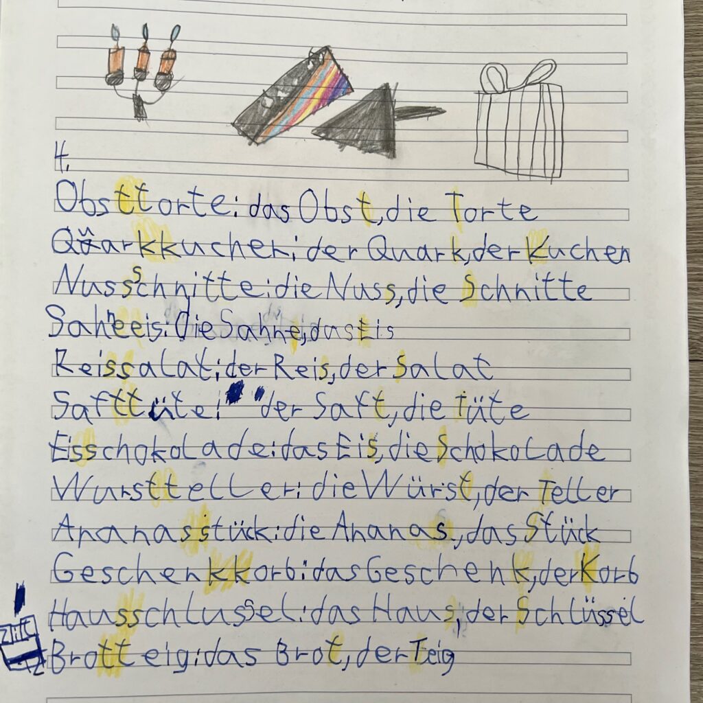 Legasthenie Beispiel